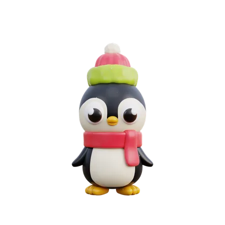 Pingüino  3D Icon