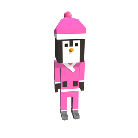 Pinguins  3D Icon