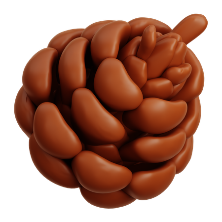 Pinha  3D Icon