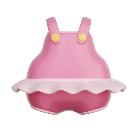 Pink Baby Clothes  3D Icon