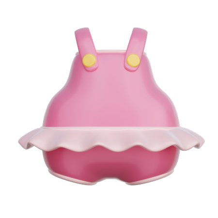 Pink Baby Clothes  3D Icon