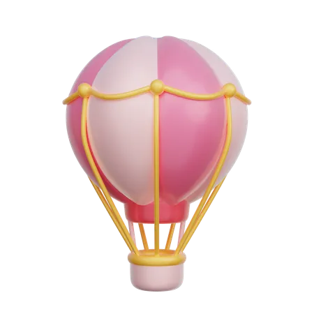 Pink Balloon  3D Icon