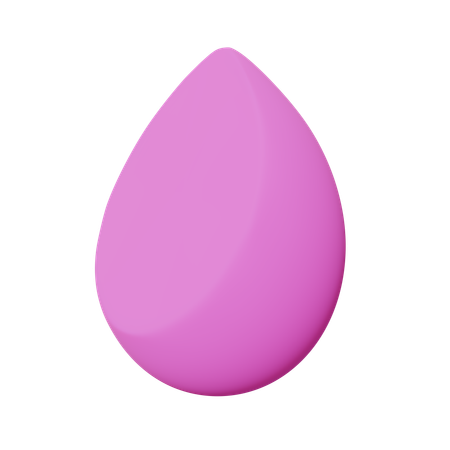 Pink Beauty Blender  3D Icon