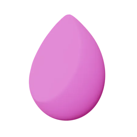 Pink Beauty Blender  3D Icon