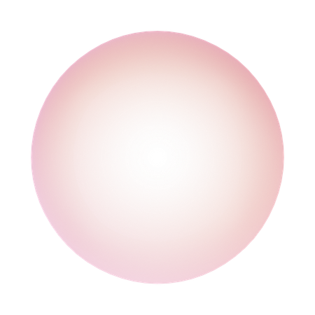 Pink Bubble  3D Icon