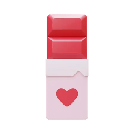 Valentine Pink Chocolate 3 D Render Element 3D Icon