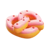 Pink donut