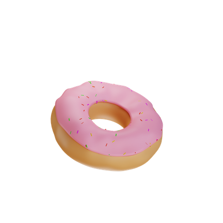 Pink Doughnuts  3D Icon