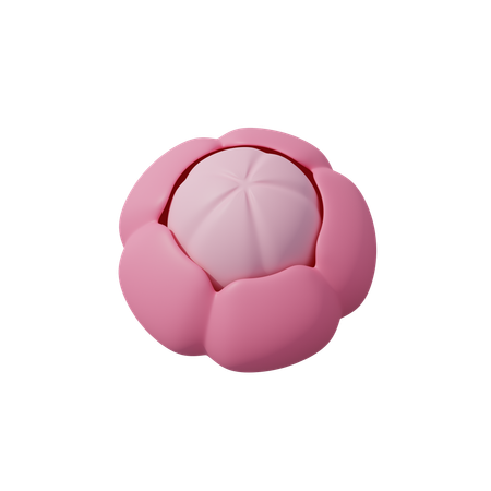 Pink Flower  3D Icon