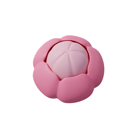 Pink Flower  3D Icon