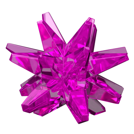 Pink Gem  3D Icon