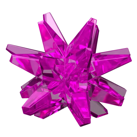 Pink Gem  3D Icon