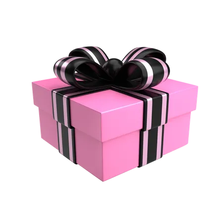 Pink Gift 3 D Illustration 3D Illustration