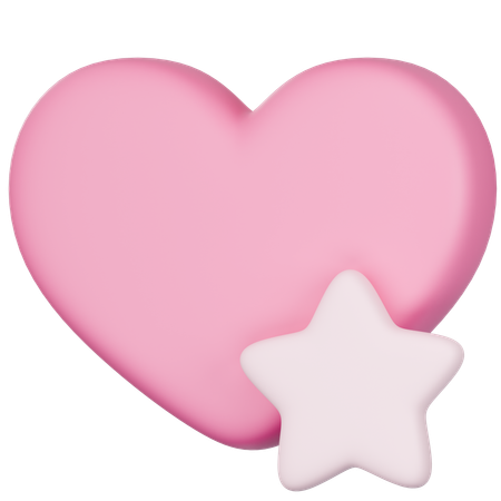 Pink Heart  3D Icon