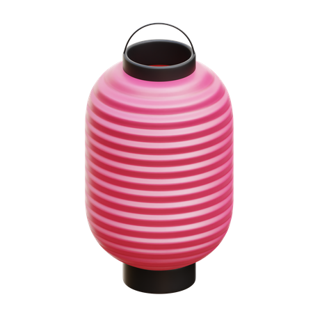 Pink Lantern 3D Icon