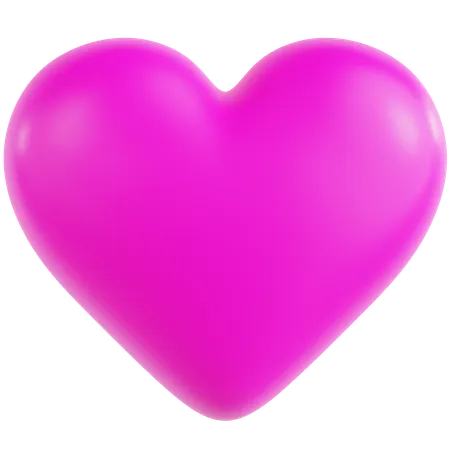 Pink Love  3D Icon