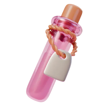 Pink magic potion  3D Icon