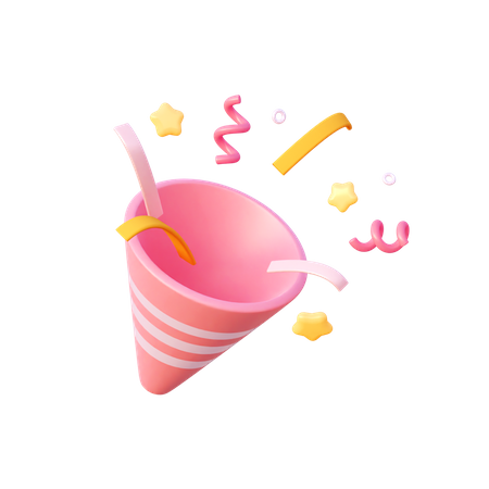 Party Confetti  3D Icon