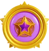 Pink Rank Star Badges