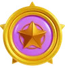 Pink Rank Star Badges