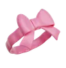 Pink Ribbon Hair Band