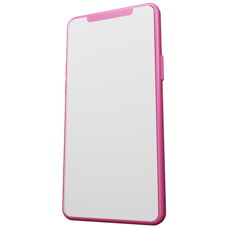 Pink Smartphone  3D Icon