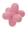 Pink Soft Body Six Capsule Shape