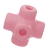 Pink Soft Body Six Hollow Cilinder Shape
