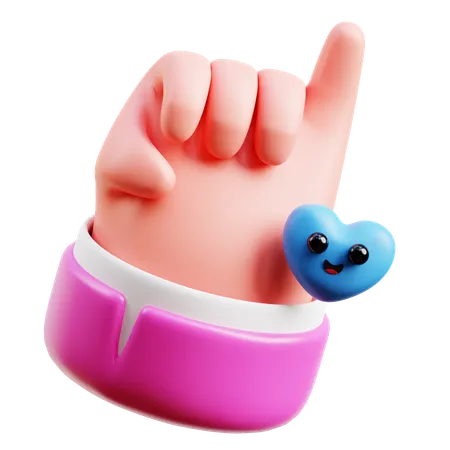 Pinky Promise  3D Icon