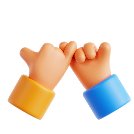 Pinky Promise  3D Icon