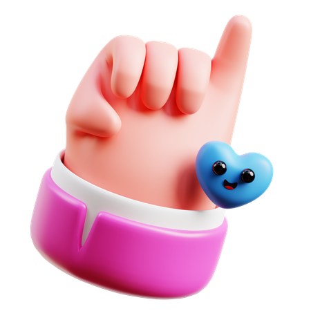 Pinky Promise  3D Icon