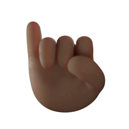 Pinky Promise Gesture  3D Icon