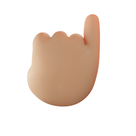 Pinky Promise Hand Gesture  3D Icon