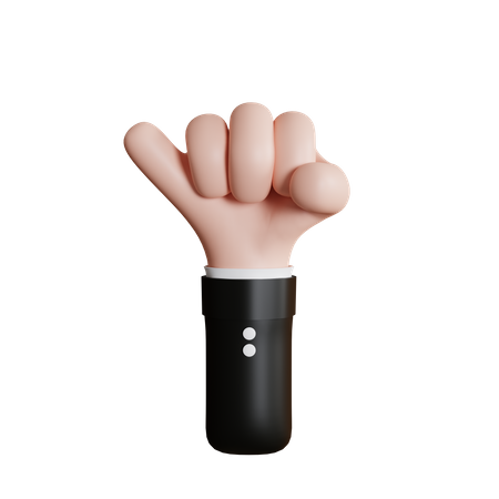 Pinky Promise Hand Gesture  3D Icon