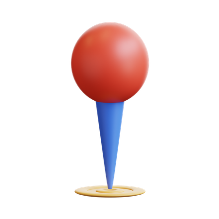 Pinned Location  3D Icon