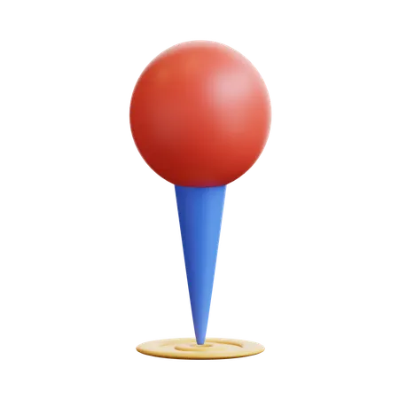 Pinned Location  3D Icon