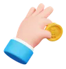 Pinning Coin Hand Gesture