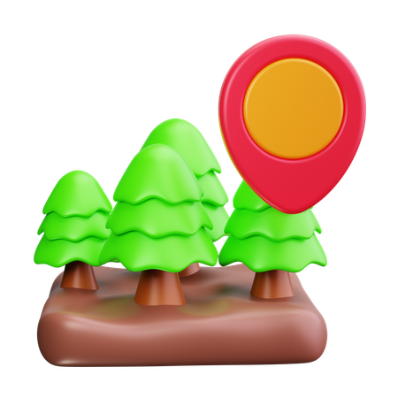 Pino de árvore  3D Icon