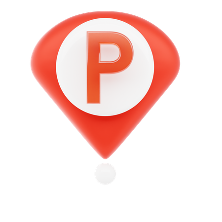Pino de estacionamento  3D Icon