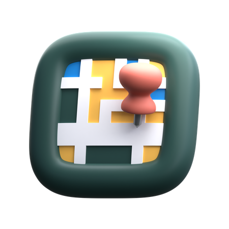 Pino de localização  3D Icon