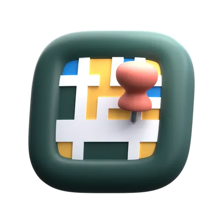 Pino de localização  3D Icon