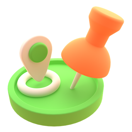 Pino de localização  3D Icon