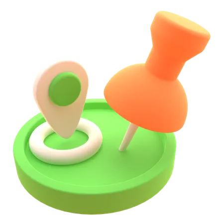 Pino de localização  3D Icon