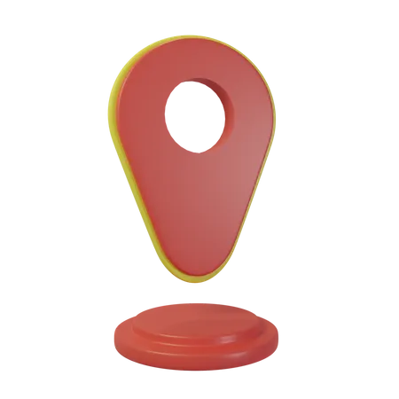 Icone 3 D Do Marcador De Mapa Adequado Para Financas De Ativos Web Icone Produtos Digitais Etc 3D Icon