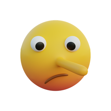 Pinocchio's face  3D Emoji