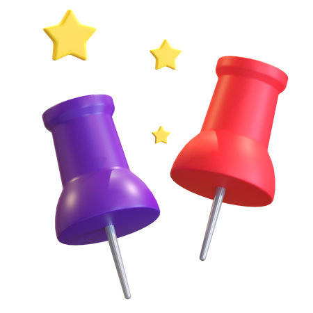 Pins  3D Icon