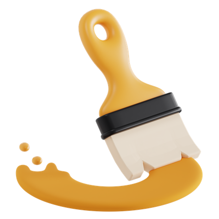 Pinsel  3D Icon