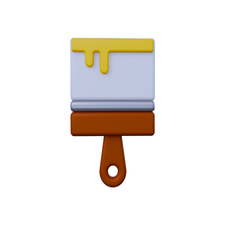 Pinsel  3D Icon