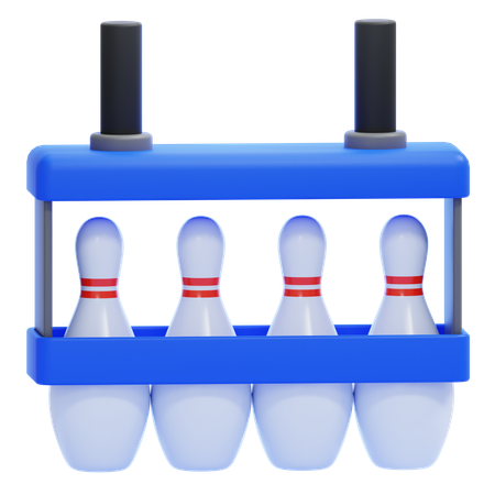 Pinsetter  3D Icon