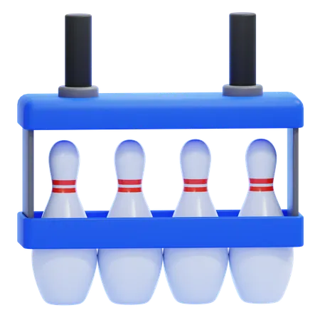 Pinsetter  3D Icon